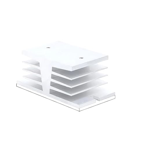 10A 25A 40A 60A 80A 100A Einphasig DC Steuerung AC 220V Solid State Relais Kühlkörper 3-32VDC zu 24-480VAC Kunststoff Abdeckung SSR(1-L Heat Sink) von BAPPRJJ
