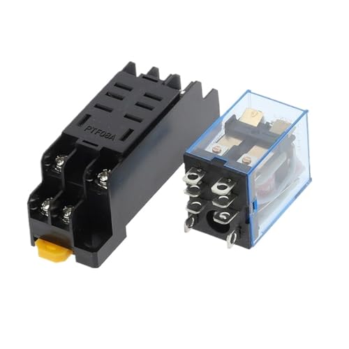 12V 24V 36V 110V 220V 380V DC/AC 10A 8PIN Spule Power Relais DPDT LY2NJ HH62P HHC68A-2Z Mit Sockel Basis(AC 36V) von BAPPRJJ