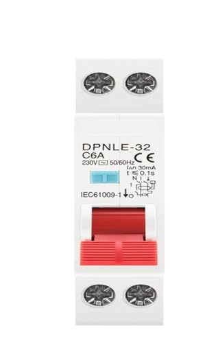 18MM RCBO 1P+N AC 230V 50/60Hz 6KA Residual Current Differential Circuit Breaker With Over Current Leakage Protection(10A) von BAPPRJJ