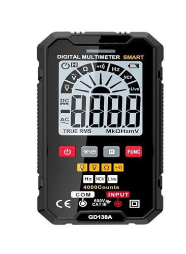 Digitalmultimeter-Bereich NCV DC/AC-Spannungstester Voltmeter Multimetro for elektrische Messungen(GD138A) von BAPPRJJ