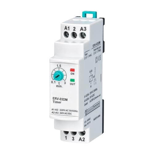 ERV-XXM Ausschaltverzögerungszeitrelais elektronisch einstellbar(110VAC 24DC,ERV-03DM 0.1-3min.) von BAPPRJJ