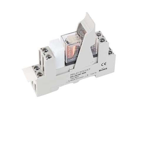 G2RL-1-E/G2RL-2 DIN-Schienenrelais 16A 24VDC SPDT LED-Anzeige Kompaktes elektromagnetisches Relais mit Überspannungsschutz TVS(G2R-1-E 24VDC OM) von BAPPRJJ
