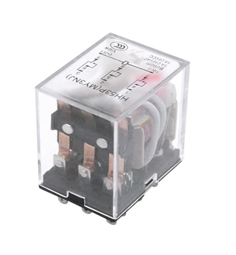 HH52P/HH53P/HH54P Miniaturspule Generalel ectromagnetic Zwischen NO NC DC 6V 12V 24V AC 220V Relaisschalter(HH53P DC12V) von BAPPRJJ