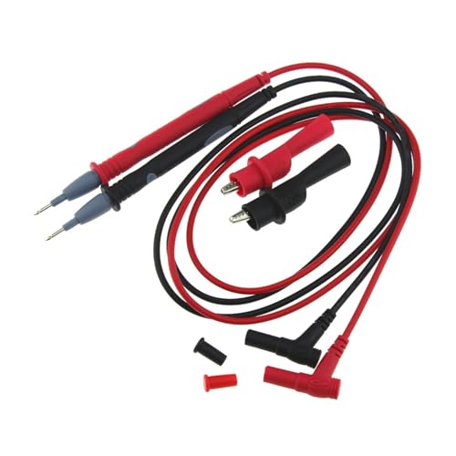PT1003 Zangenamperemeter Multimeter Universal-Messkabel 20 A – PVC-Kabel – Draht Nadelspitze Tester Sonde Draht Stift Kabeltest(With Alligator) von BAPPRJJ
