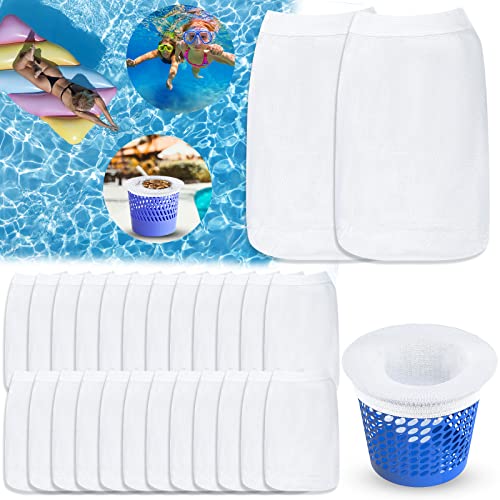BARAKYEG 30er Pack Schwimmbad Skimmer Socken,Skimmerkorb Netz,Skimmer Netz für Schwimmbad Korb Skimmer Filter Netz Filter Sieb Netz,Pool Skimmer Socken Zum Schutz Ihrer Filter Zum kleine Partikel BARAKYEG 30er Pack Schwimmbad Skimmer Socken,Skimmerkorb Netz,Skimmer Netz für Schwimmbad Korb Skimmer Filter Netz Filter Sieb Netz,Pool Skimmer Socken Zum Schutz Ihrer Filter Zum kleine Partikel von BARAKYEG