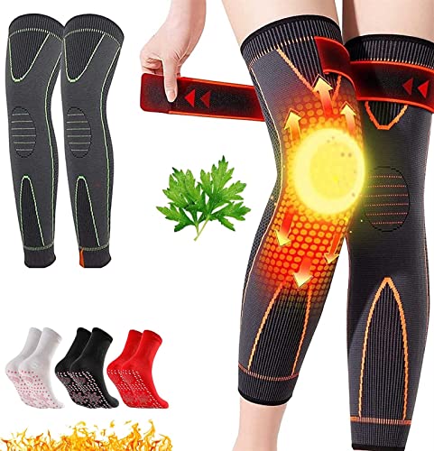 Selbsterwärmende Turmalin-Akupressur-Kniemanschette mit 3 Paar selbsterwärmenden Turmalin-Akupressur-Formsocken, reduziert schnelle Akupressur und formende Knieschützer ( Color : Green , Size : XXL ) Selbsterwärmende Turmalin-Akupressur-Kniemanschette mit 3 Paar selbsterwärmenden Turmalin-Akupressur-Formsocken, reduziert schnelle Akupressur und formende Knieschützer ( Color : Green , Size : XXL ) von BaraSh