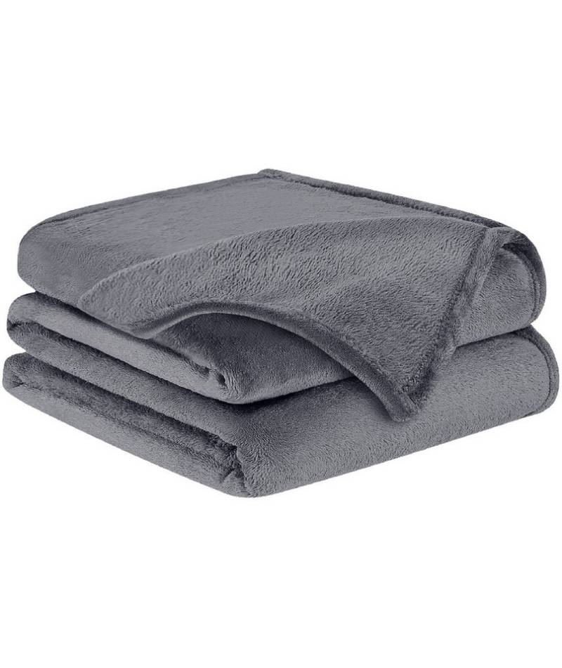 Wohndecke Flauschige Kuscheldecke, weiche Fleecedecke, Sofa Überwurfdecke, BARBONS von BARBONS
