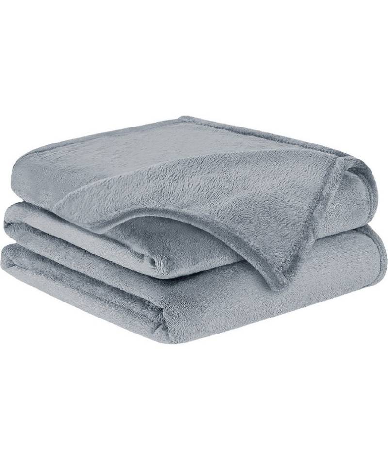 Wohndecke Flauschige Kuscheldecke, weiche Fleecedecke, Sofa Überwurfdecke, BARBONS von BARBONS