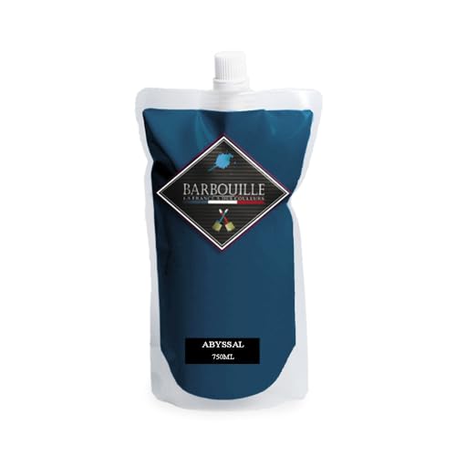 BARBOUILLE Abyssal Waschbare Acrylfarbe - Wände und Decken - 1 Liter Blau von BARBOUILLE