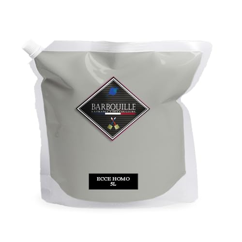 BARBOUILLE Ecce homo Acrylfarbe, matt, für Wände und Decken, 5 l, Weiß von BARBOUILLE