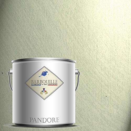 Pandore 2,5 ltr – Perlmutt-Effekt, Metallicfarbe – Platine – Flocon von BARBOUILLE