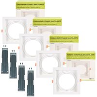 Barcelona Led - 4er Pack – Downlight Einbauring kardanisch für QR111 oder AR111 von BARCELONA LED