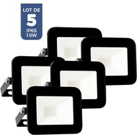 5er Pack LED-Flutlichter für den Außenbereich 10W 850LM IP65 Lichtfarbe Warmweiß - Warmweiß von BARCELONA LED