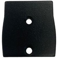 Abdeckkappen für Aluminium-Profil-Doppel-LED-Leiste 23,5x22,6mm Farbe Schwarz - Schwarz von BARCELONA LED