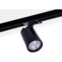 Strahler mit GU10 Fassung für 1-Phasen-Schiene - schwarz von BARCELONA LED