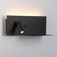 Barcelona Led - Lese-Wandleuchte mit USB-Anschluss "Kerta" - Doppelte - schwarz von BARCELONA LED