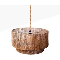 Barcelona Led - Pendelleuchte 'bali' aus Jute Farbe Naturseil - Naturseil von BARCELONA LED