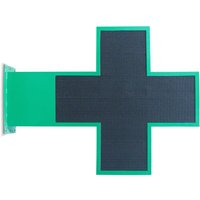 Programmierbares grünes LED-Apothekenkreuz P10 - Außeneinsatz - von BARCELONA LED