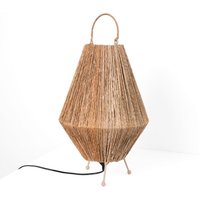 Barcelona Led - Rustikale Jute-Tischlampe 'Ross' - E27 Farbe Schwarz - Schwarz von BARCELONA LED