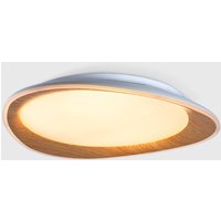 CCT LED Deckenleuchte in Holzoptik 24W Ø45cm von BARCELONA LED