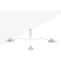 Designer-Deckenleuchte „Muller“ Inspiration - 3 x E27 - Weiß von BARCELONA LED
