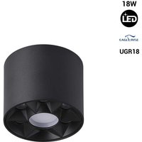 Deckenleuchte led 8W - UGR18 - Treiber Eaglerise Farbe Schwarz - Schwarz von BARCELONA LED