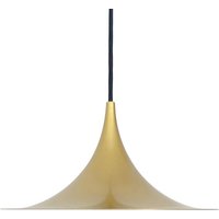 Design-Hängeleuchte 'semi' in Schwarz, Weiß und Gold E14 Farbe Gold­far­ben - Gold­far­ben von BARCELONA LED