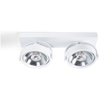 Doppelter verstellbarer Deckenstrahler IRIS + 2 AR111 GU10 von BARCELONA LED
