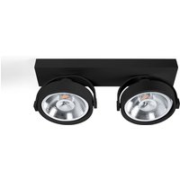 Doppelter verstellbarer Deckenstrahler IRIS + 2 AR111 GU10 Doppelter verstellbarer Deckenstrahler IRIS + 2 AR111 GU10 von BARCELONA LED