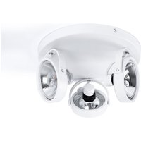 Dreifach verstellbarer Deckenstrahler IRIS 3 + 3 AR111 Dreifach verstellbarer Deckenstrahler IRIS 3 + 3 AR111 von BARCELONA LED