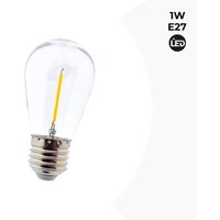 E27 S14 Transparent 1W LED-Glühbirne E27 S14 Klar von BARCELONA LED
