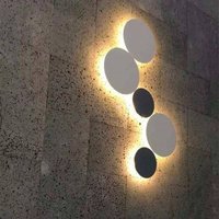 Barcelona Led - eclipse' LED-Wandleuchte 9W Farbe Schwarz - Schwarz von BARCELONA LED