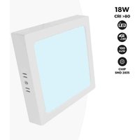 Eckige LED-Deckenleuchte 18W High Efficiency von BARCELONA LED