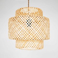 Hängelampe aus Korb "JENSEN" - Ø40cm - Mit Schalter und Stecker Hängelampe aus Korb "JENSEN" - Ø40cm - Mit Schalter und Stecker von BARCELONA LED