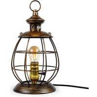 Tischlampe und Hängelampe Vintage Käfig Boose G45 Bernstein - Bronze Vintage von BARCELONA LED