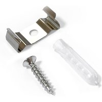 Kit - 40 Metallklammern + 40 Schrauben + 40 Dübel - von BARCELONA LED