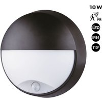 Barcelona Led - Runde Außenwandleuchte mit PIR-Bewegungsmelder – IP54 – 110° – von BARCELONA LED