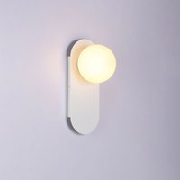 Barcelona Led - Kristallkugel-Wandleuchte 'Brian' - E27 Farbe Weiß - Weiß von BARCELONA LED