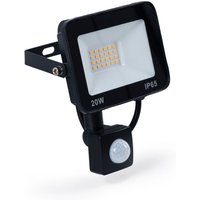 LED-Außenstrahler mit PIR-Bewegungssensor - 20W - IP65 von BARCELONA LED