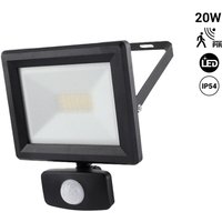 LED-Außenstrahler mit PIR-Bewegungsmelder – IP54 – 120° – 4000K von BARCELONA LED