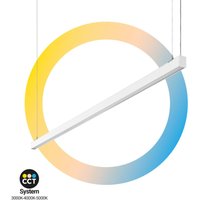 LED CCT-Linienleuchte hängend oder zur Deckenmontage - 60W - von BARCELONA LED