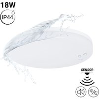 LED-Deckenleuchte 18W - Geräuschsensor + Dämmerungssensor - IP44 von BARCELONA LED