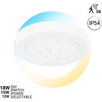 LED-Deckenleuchte CCT mit PIR-Sensor - 12W / 15W / 18W - von BARCELONA LED