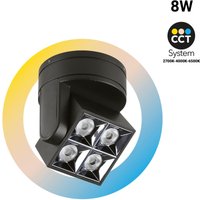 LED-Deckenleuchte quadratisch, schwenkbar 8W - CCT - UGR18 - von BARCELONA LED