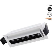 LED-Einbauleuchte 10W - schwenkbar - UGR18 - CRI90 - OSRAM LEDs von BARCELONA LED