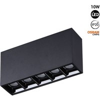 LED-Leuchte schwarz - 10W - UGR18 - CRI90 - OSRAM LEDs von BARCELONA LED
