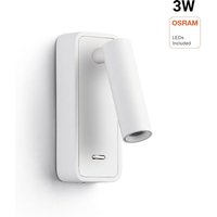 Lese-Wandleuchte "raam" 3W - Verstellbar - osram Chip Lese-Wandleuchte "raam" 3W - Verstellbar - osram Chip von BARCELONA LED