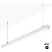 Barcelona Led - Lineare LED-Pendelleuchte 60W 180cm 5100lm Farbe Weiß - Weiß von BARCELONA LED