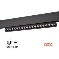 Orientierbarer linearer Fokus für 48V Magnet-Schiene - 18W - Orientierbarer linearer Fokus für 48V Magnet-Schiene - 18W - von BARCELONA LED