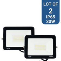Pack x 2 - LED-Außenstrahler - 30W - 95lm/W - IP65 von BARCELONA LED